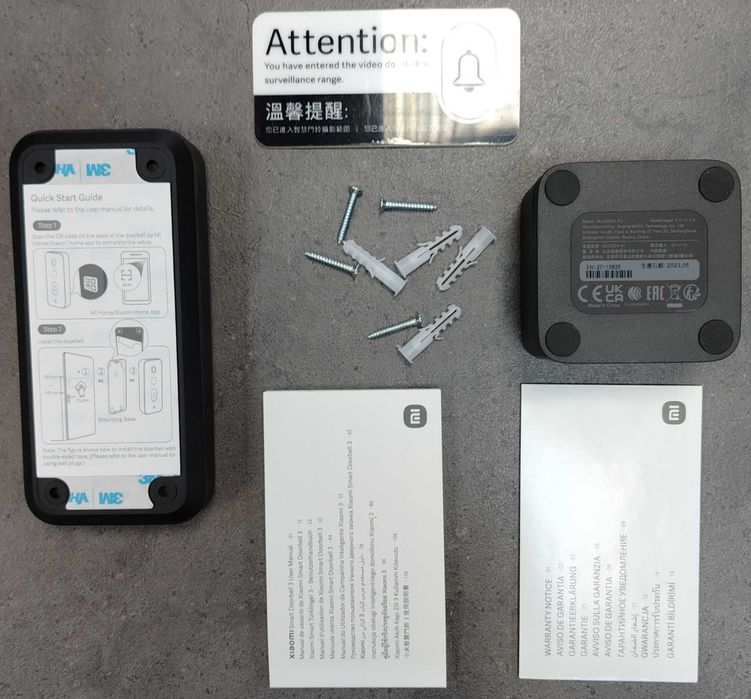 Sonerie inteligenta Xiaomi Smart Doorbell 3 [#12311#]