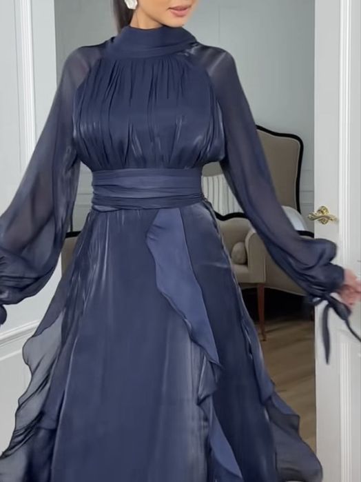 платье море