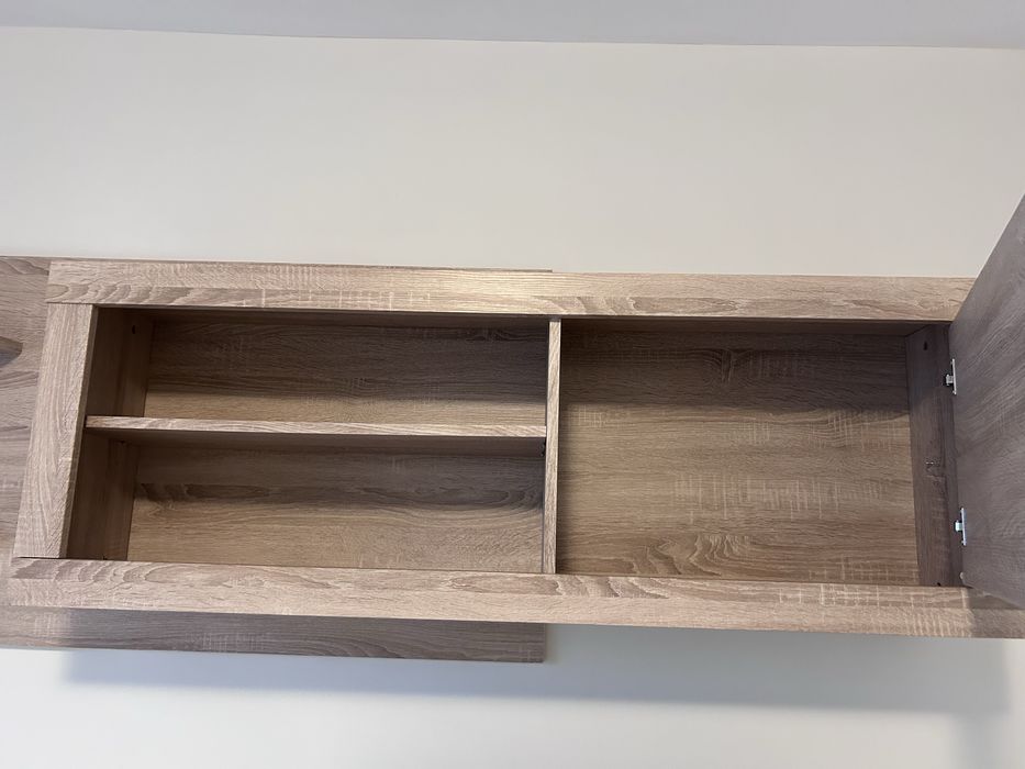 Етажерка с шкаф дъб сонома