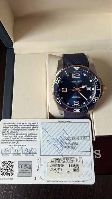 Vand Ceas Longines Hydronconquest in stare impecabila