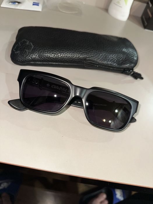 слънчеви очила Chrome Hearts Vagillionaire / Black