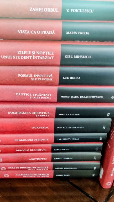 Cărți colectia de literatură românească Biblioteca pentru toți 26 volume,noi