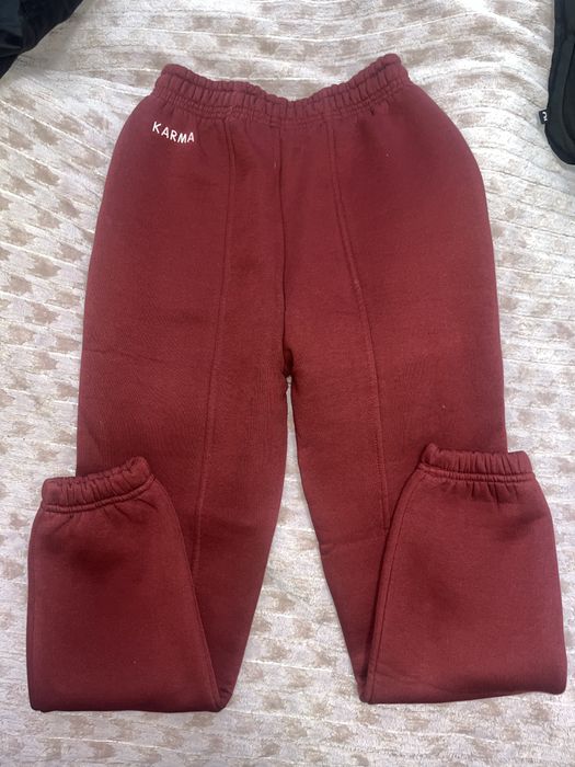 Комплект КАРМА,размер S,цвят червен-бордо
