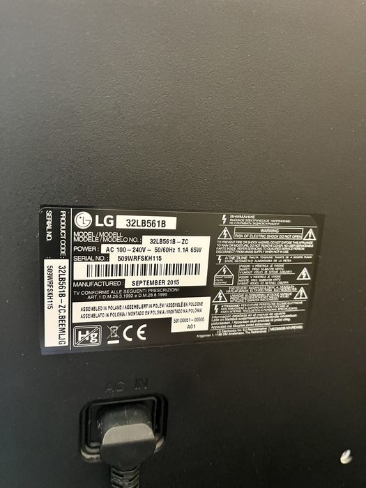 Телевизор LG, 32”