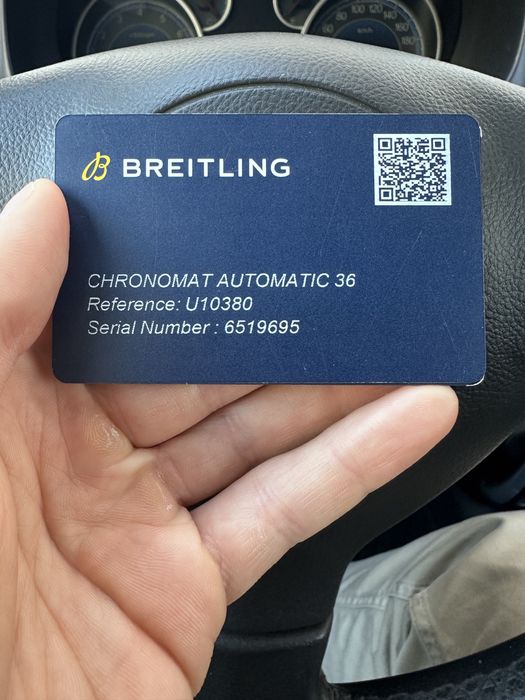 Breitling Chronomat Automatic 36 Diamante, Pother of Pearls, Bicolor, Full Set, 2022