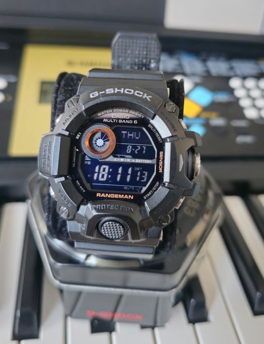 Casio Rangeman GW 9400BJ in cutie, model rar, varianta Black Panther pentru piata japoneza