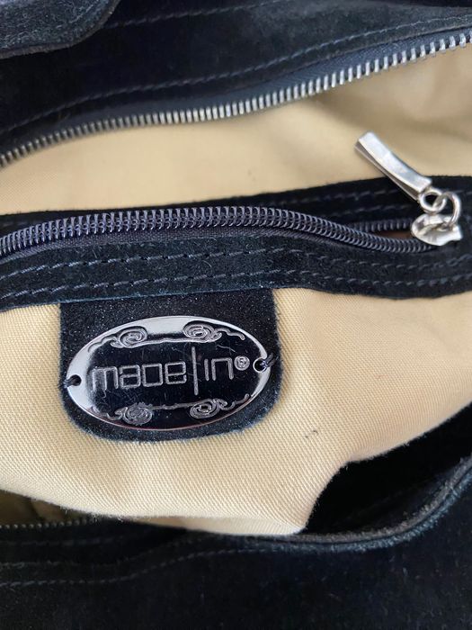 Чанта Естествен велур MADELIN