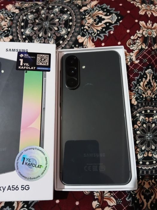 Samsung a56 yangi Sim karta solinmagan