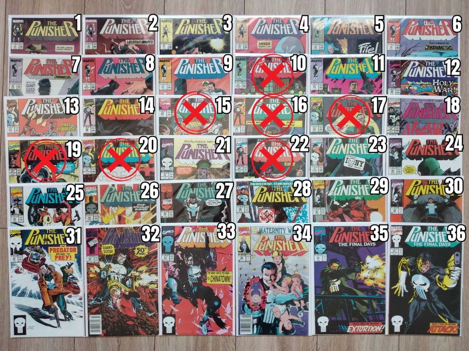 Comics Books / Комикси 2/2 - Punisher, X-Men, Hulk, Batman, Superman