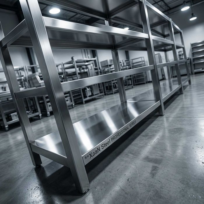 Zanglamaydigan po'latdan stellaj — XaaN Steel Стеллаж нержавейка