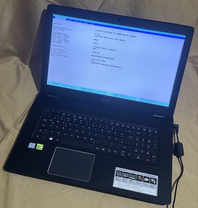 Laptop ieftin! Acer Aspire E 17! i5 gen 7!, video dedicat 2gb!