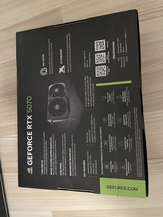 placa video nvidia rtx 5070 shadow 2x