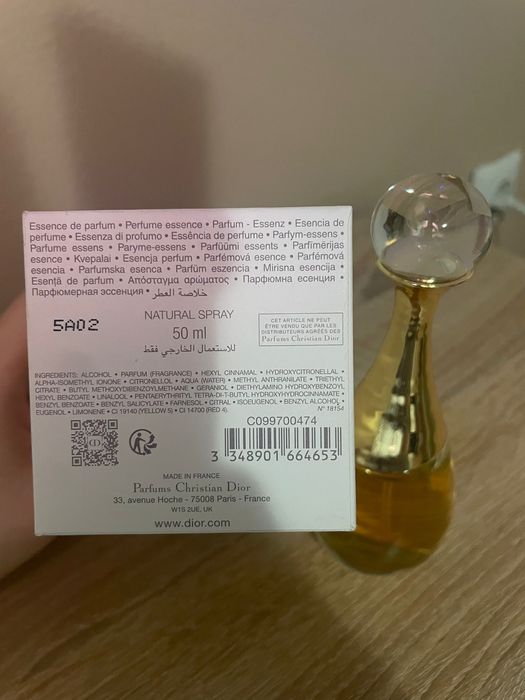 DIOR j’adore парфюм