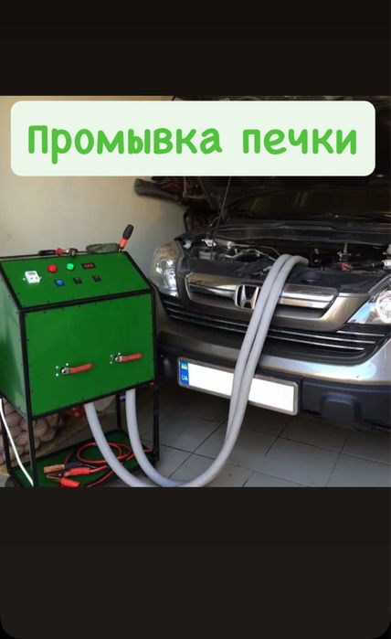 Промывка радиатора печки