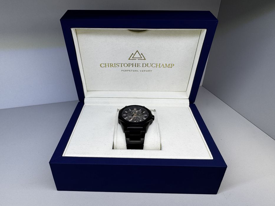 Christophe Duchamp Raidillon, Black, Automatic, Saphirre, Fullbox