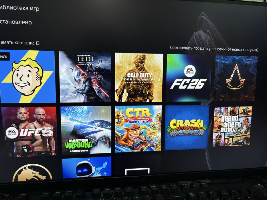 Playstation 5 slim 825гб(gb) с топ играми