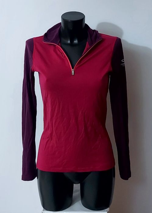 Pulover, bluza corp ICEBREAKER Merino Bodyfit 200, Sweatshirt termic pentru femei Icebreaker Half Zip, mărimea M