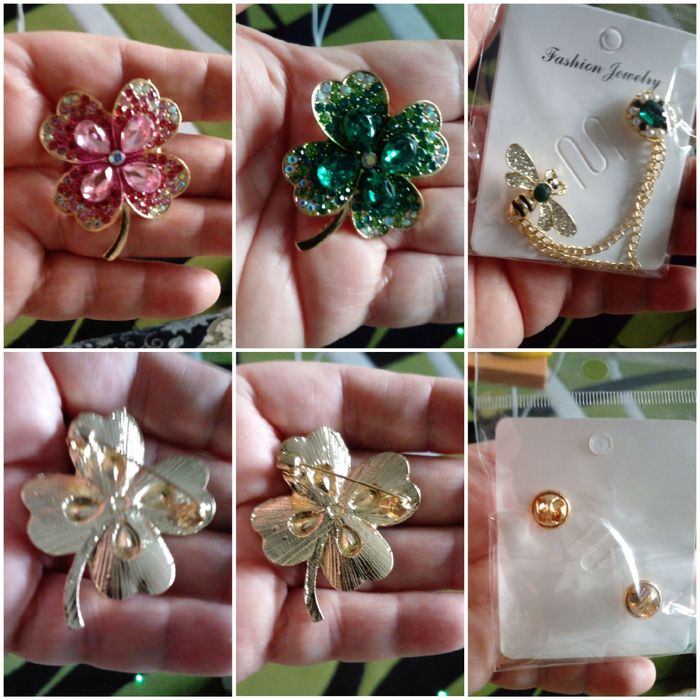 Брошь. Украшения.  Кулон. Серьги .