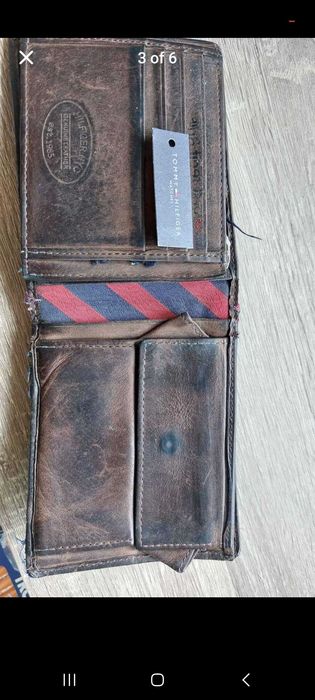 Продавам кожен портфейл Tommy Hilfiger