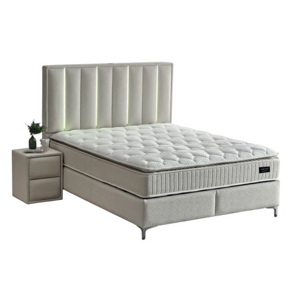 Тапицирана спалня с матрак MINI MOONLIGHT 160 х 200 - крем 01