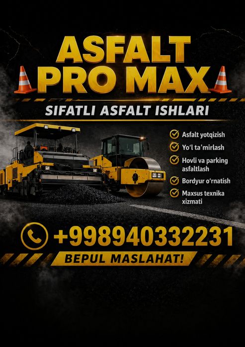 Assalomu aleykum asfalt xizmati