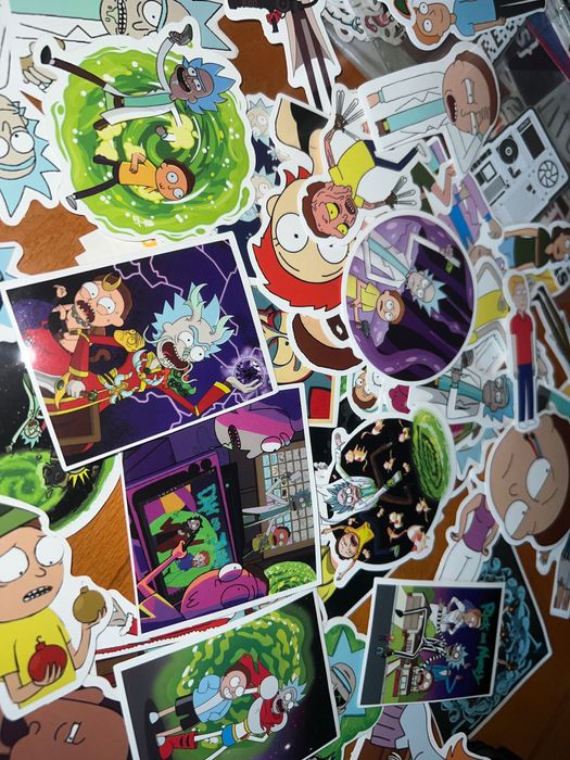 Стикери Рик и Морти, за програмисти и други