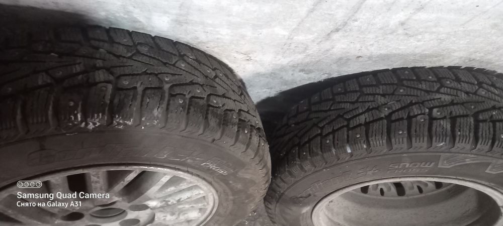 Продам  колеса  с дисками титан