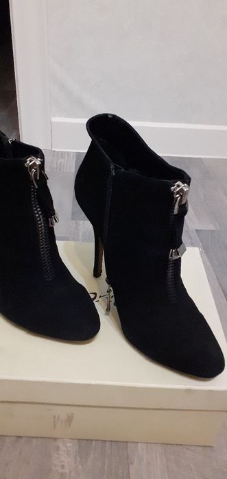 Ботильоны замша, весна-осень