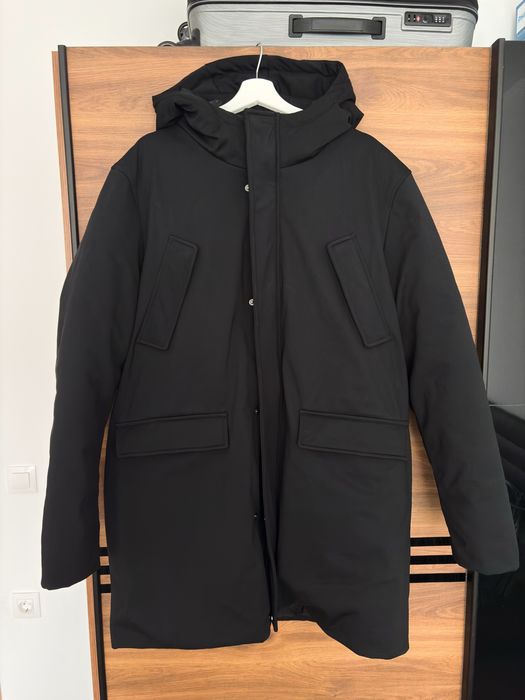 Мъжко Зимно Черно Яке Парка OVS