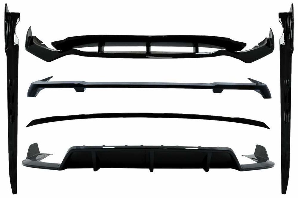 Pachet Exterior Aero BMW X5 G05 2018-up M-Tech Design Negru Lucios