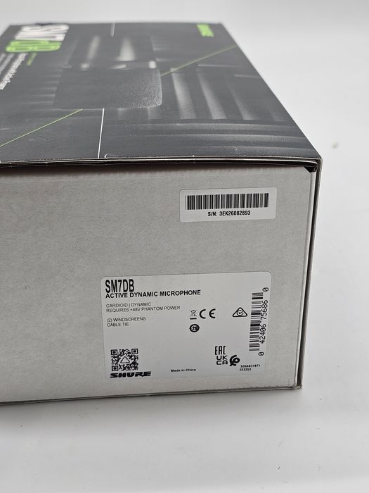 Shure SM7dB, Microfon Vocal Dinamic Cardioid cu preamp integrat, 50Hz-20kHz
