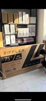 Телевизор ZIFFLER 75 4K UHD Qled SMART TV Доставка бесплатно