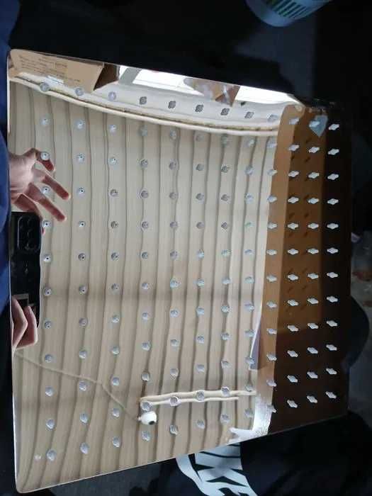Cap duș pătrat Katezon 30 cm, inox lucios, montaj tavan