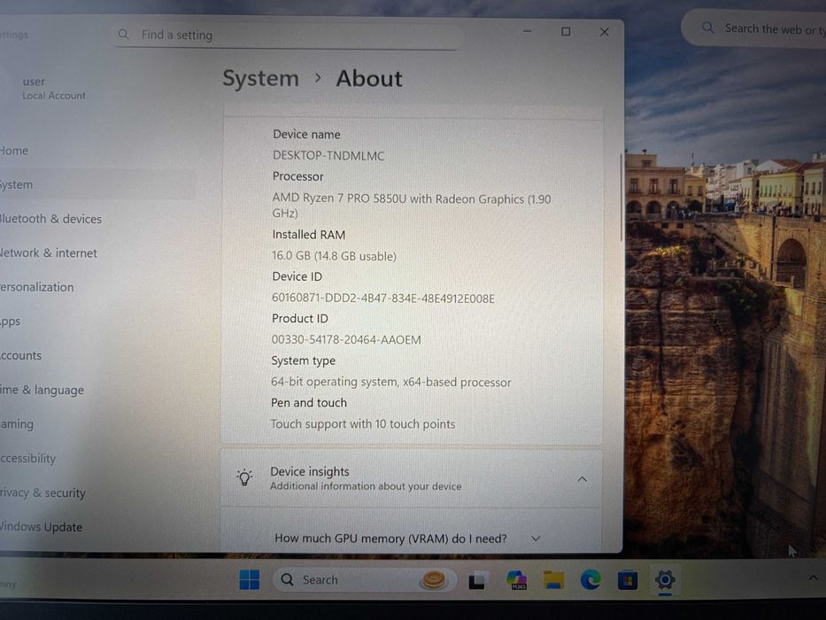 Lenovo ThinkPad T14 / T14s Gen 2 (AMD) Ryzen 7 Pro