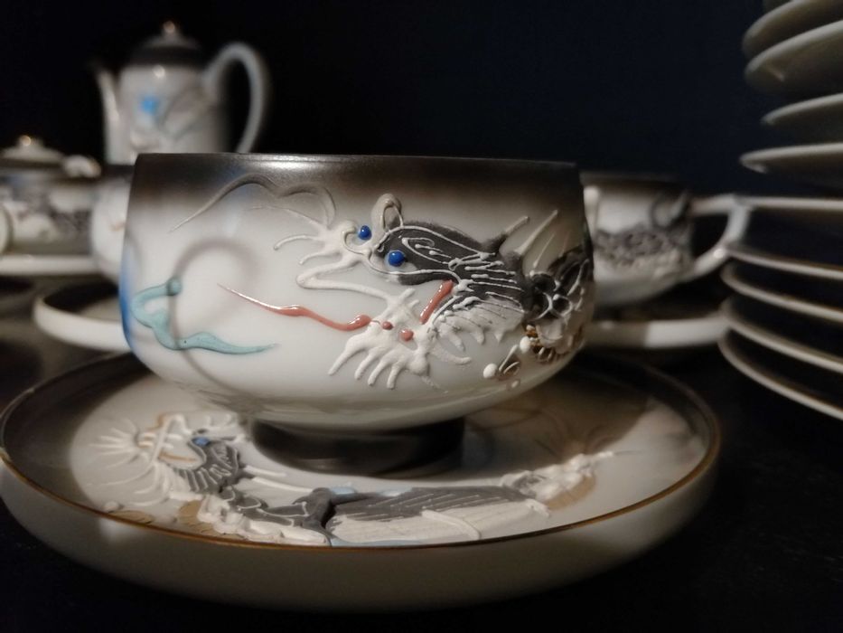 Японски сервиз за кафе и чай - Vintage Japan Handmade