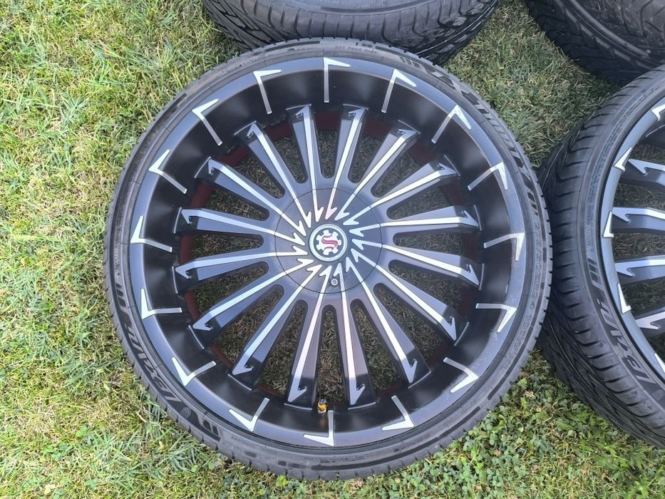 24 цола джанти Scarlet SW5 с летни гуми за BMW RANGE ROVER Chevrolet
