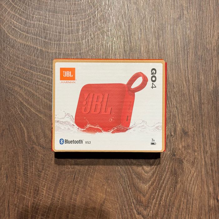 Bluetooth колонка JBL Go4, червена