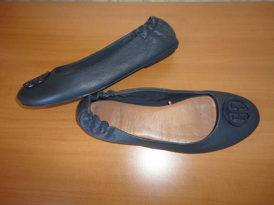 N38 Tommy Hilfiger/естествена кожа/дамски балерини