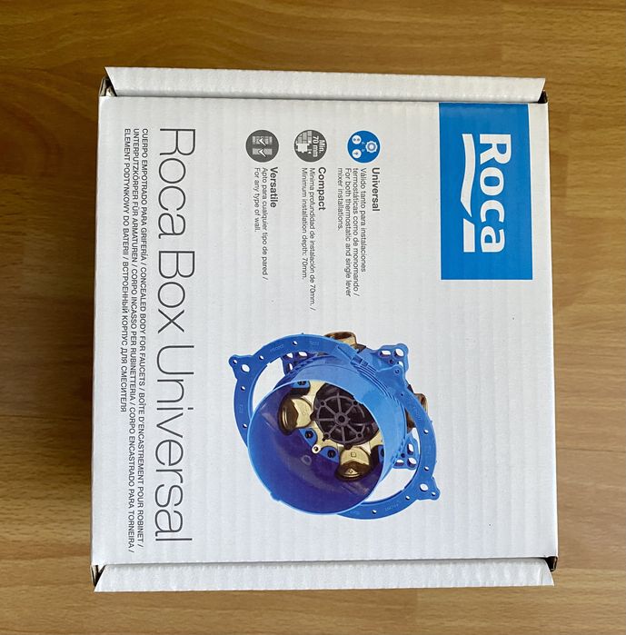 Вграден смесител за душ Roca NAIA +RocaBox+BE FRESH ROCA