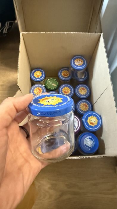 Срочно! Баночки от детск.питания, стеклянные. Много.