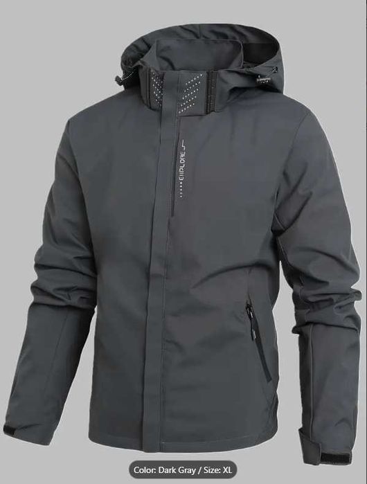 Лека водоустойчива ветровка за 100% защита от вятър и дъжд всеки сезон