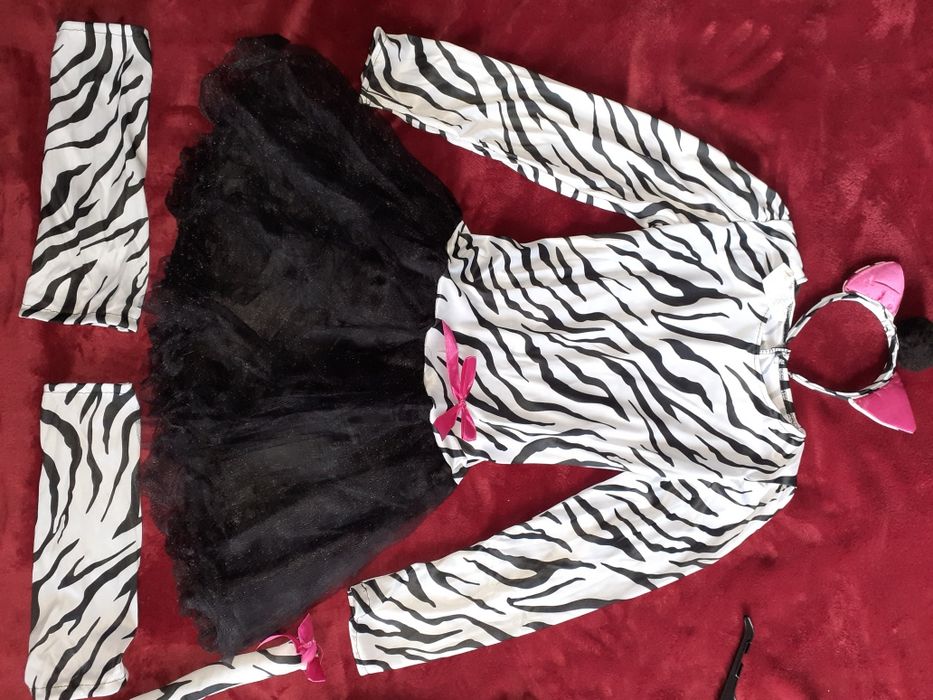 Costum de zebră 10-12 ani