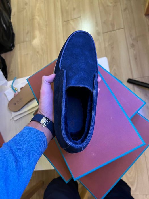 Лоферы с мехом.