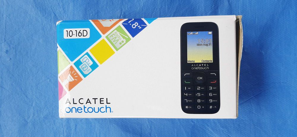 Telefon Alcatel Onetouch 1016, dual sim, cablu, incarcator, nou