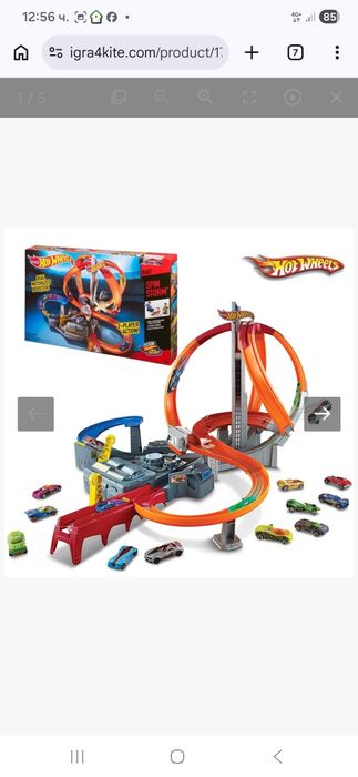 Hot Wheels Писта Комплект шеметен лупинг CDL45