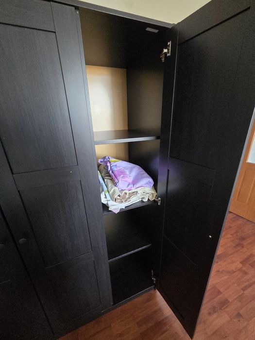 Шкаф черный ikea