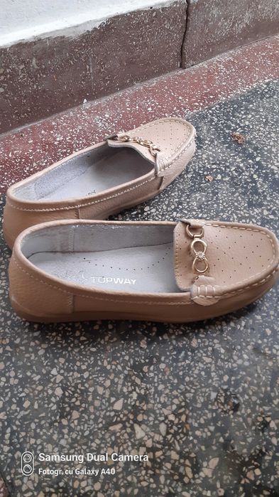 Mocasini bej dama