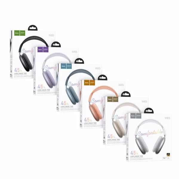 Hoco W65/W65 Plus ANC стильные беспроводные наушники аналог AirPodsMax