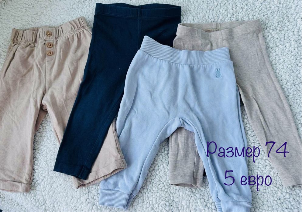 Продавам лот или по отделно много запазени дрешки размер 74 Benetton, H&M и други