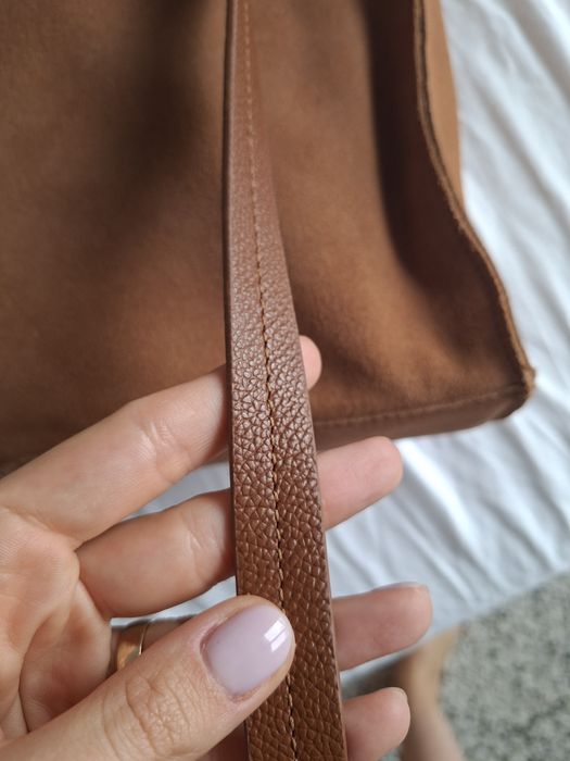 Geanta NOUA piele intoarsa
